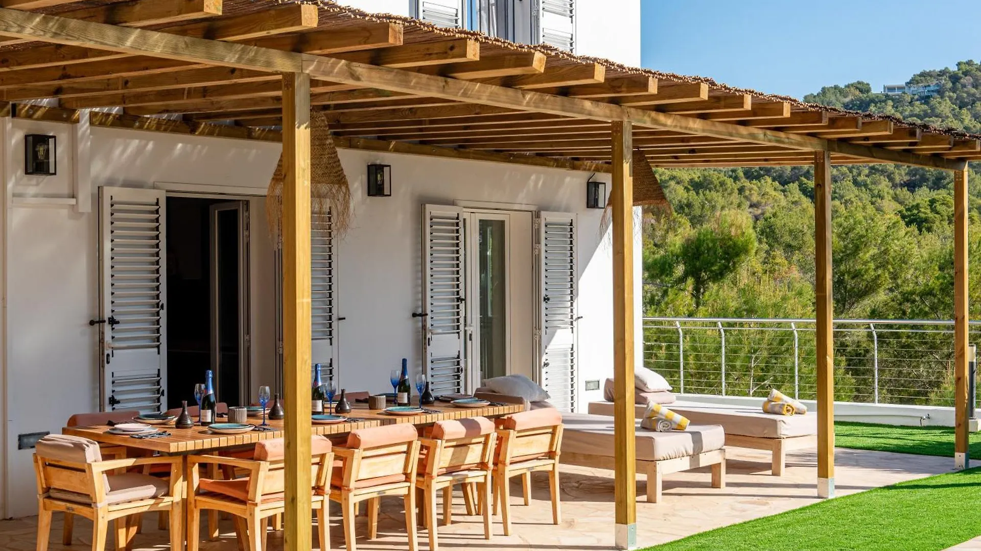 Cap Martinet Talamanca Vila Can Tashellu, Boutique 5 Bed - Sea And Forest View Talamanca (Ibiza)