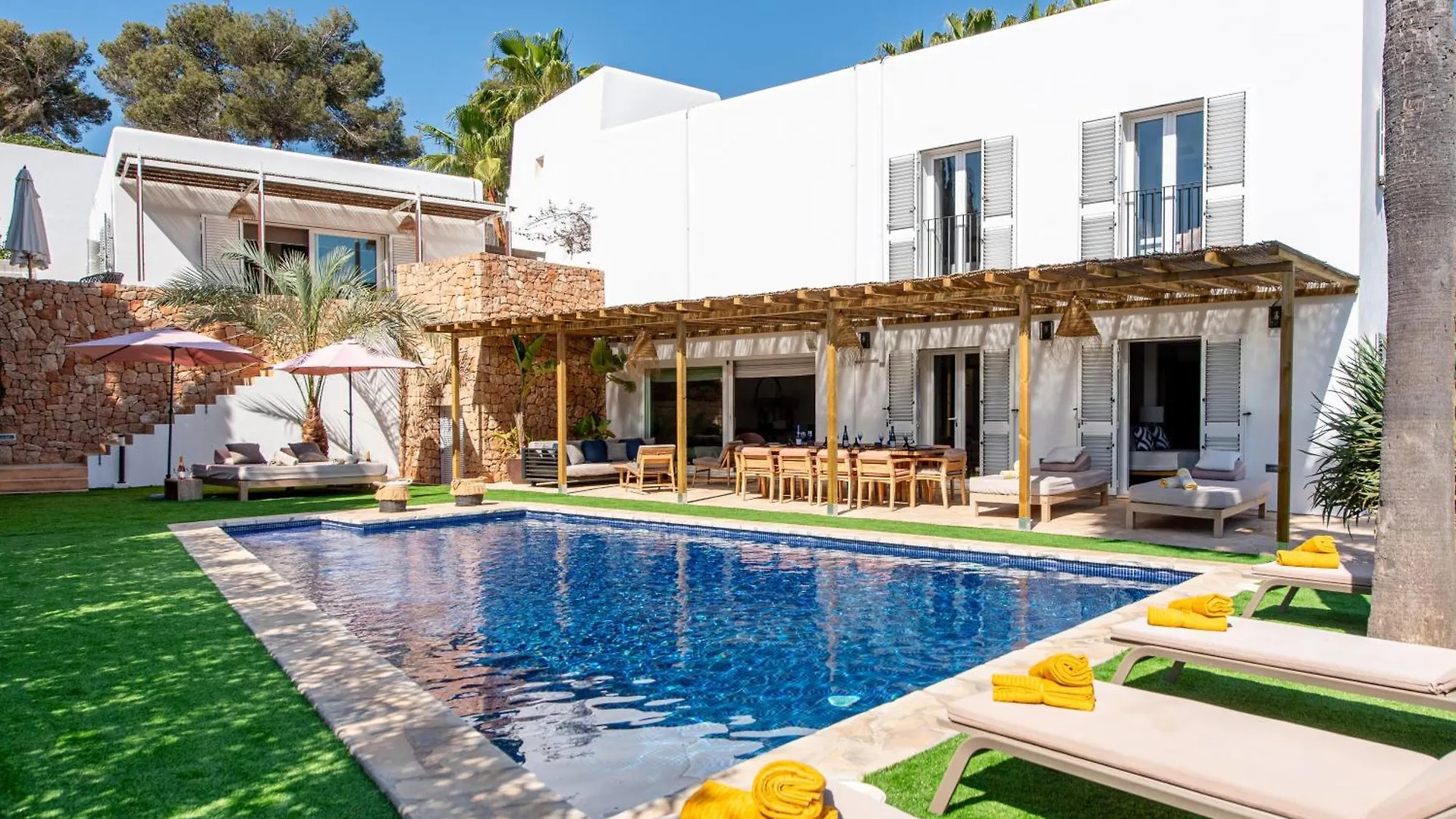 Villa Cap Martinet Talamanca Vila Can Tashellu, Boutique 5 Bed - Sea And Forest View